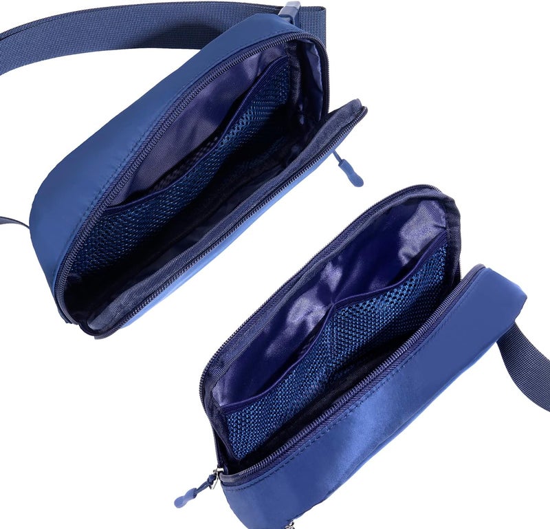 WITROMAN Belt bag Fanny pack crossbody bags for women Everywhere belt bag (blue) - Image 5
